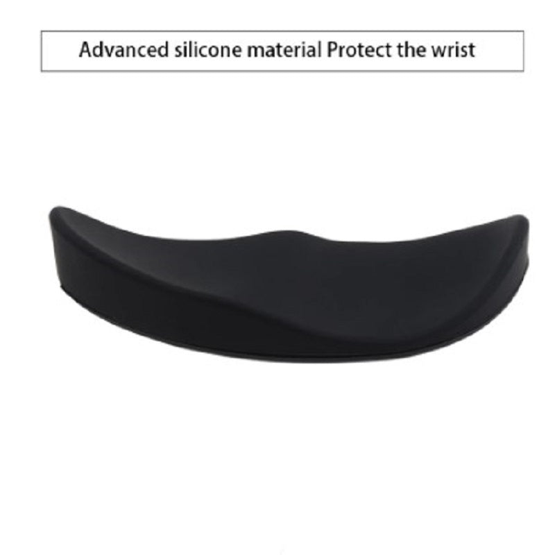 Ergonomic Mouse Wrist Rest Mouse Pads Silicon Gel Non-Slip Streamline Wrist Rest Support Mat